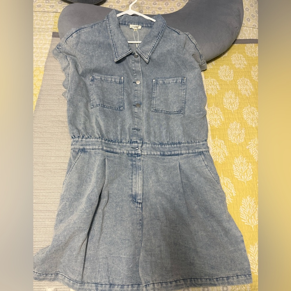 Chic Soul Denim Jumpsuit